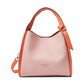 Knott Colorblocked Pebbled Leather Medium Crossbody Tote