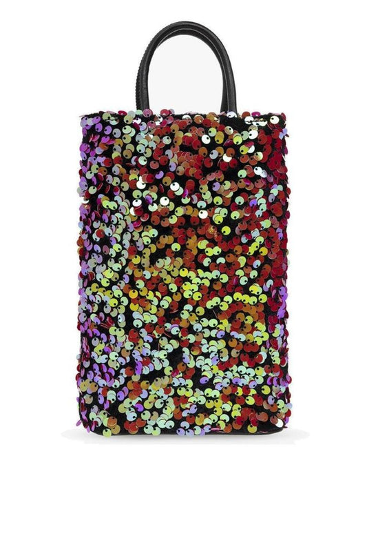 Furla Sequin-Embellished Mini Tote Bag