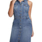 Stacie Womens Tencel Blend Knee Shirtdress