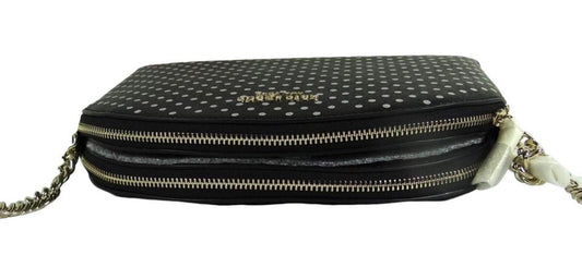 Kate Spade Women's New York Spencer Metallic Dots Doule Zip Crossody ag