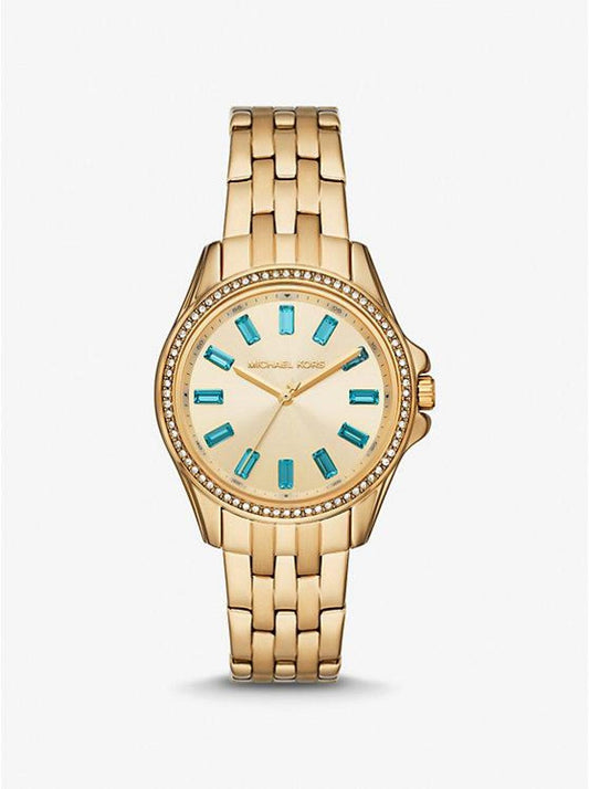 Mini Pilot Pavé Gold-Tone Watch