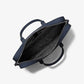 Cooper Textured Faux Leather Briefcase