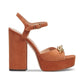 Women's Nicolette Chain-Trimmed Platform Sandals