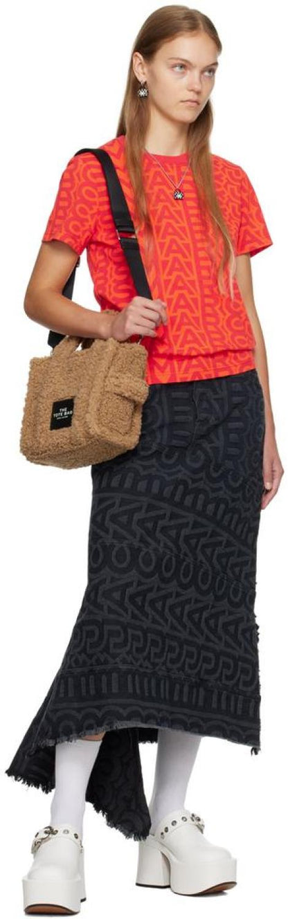 Black Polka Dot Tote Earrings