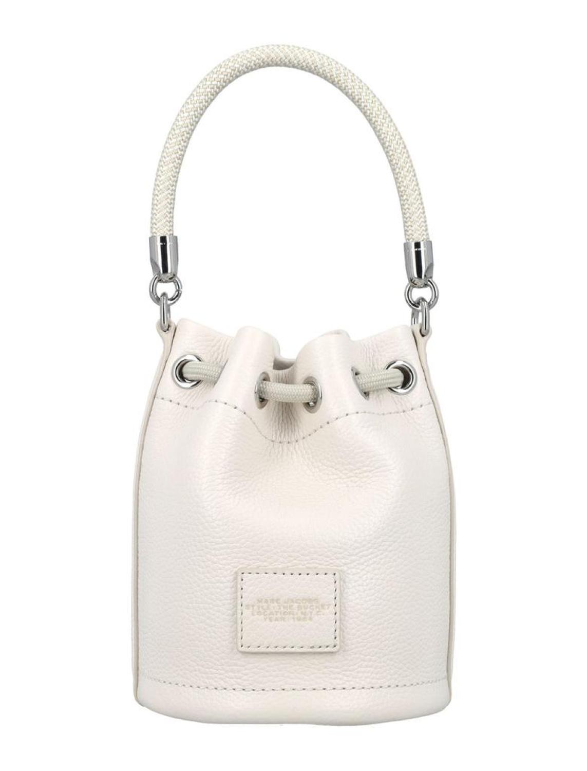 Marc Jacobs Logo Debossed Drawstring Mini Bucket Bag