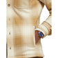 Plaid Fleece Shirt Jacket