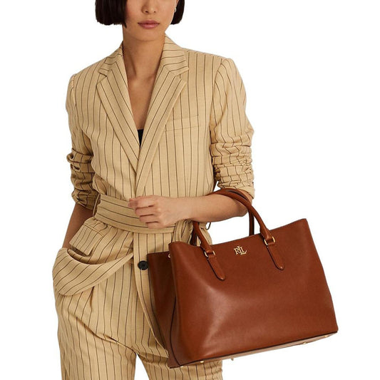 Leather Large Marcy Satchel