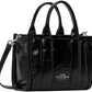 Black 'The Shiny Crinkle Mini' Tote