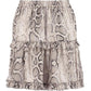 Michael Michael Kors Georgette Printed Mini Skirt