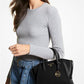 Avril Small Leather Top-Zip Satchel