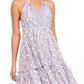 Trixie Dress In Cassis Bloom