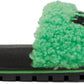 Green Bouclé Sandals