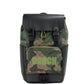 COACH Large Signature Camo Print Coated Canvas Track Backpack Women's Bookbag