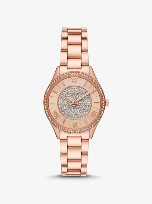 Mini Lauryn Pavé Rose Gold-Tone Watch