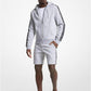 Logo Tape Cotton Blend Zip-Up Hoodie