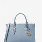 Charlotte Medium 2-in-1 Saffiano Leather and Logo Tote Bag