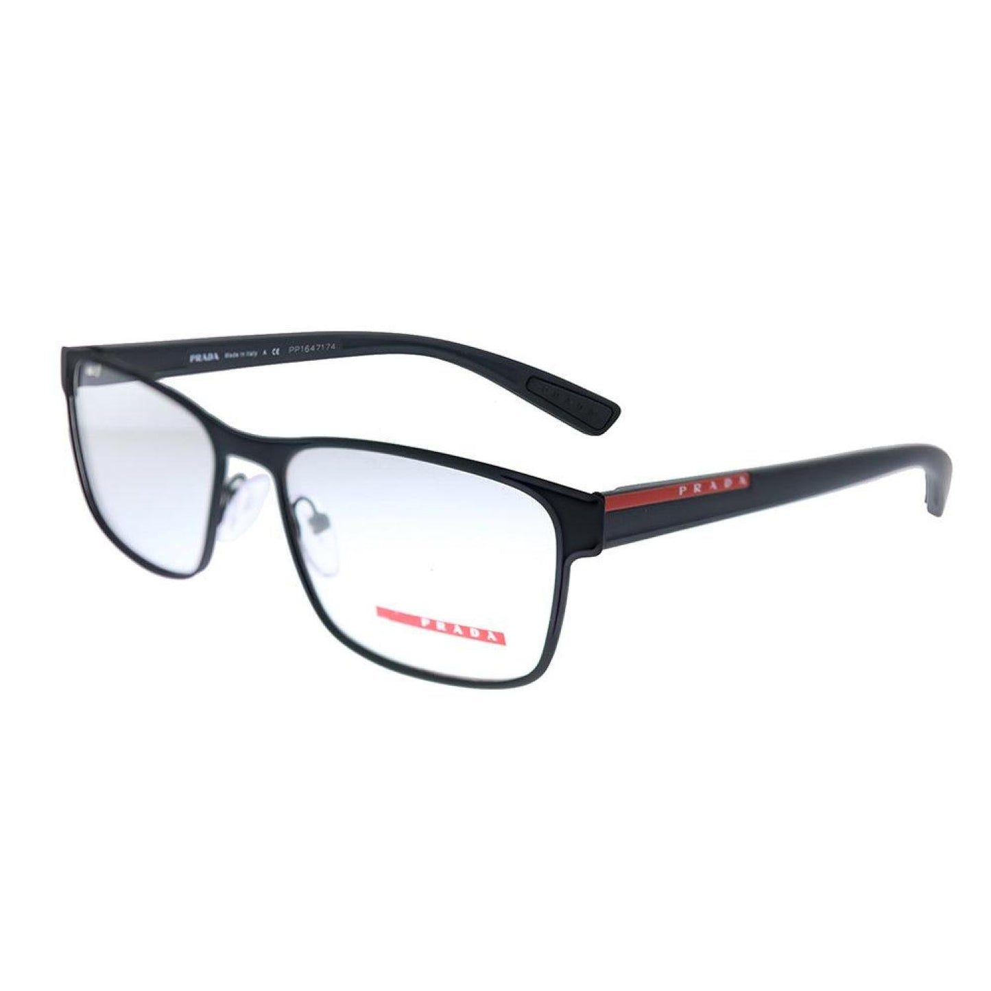 Prada Linea Rossa Lifestyle PS 50GV DG01O1 53mm Unisex Rectangle Eyeglasses 53mm
