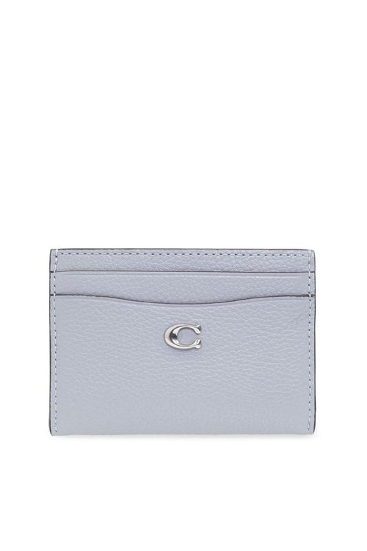 Coach Logo Plaque Card Case