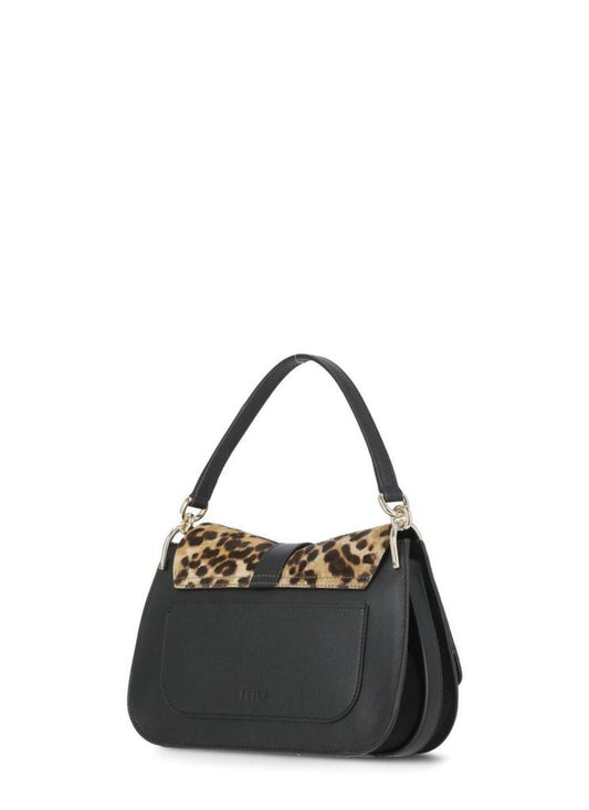 Furla Leopard Patterned Foldover Top Tote Bag