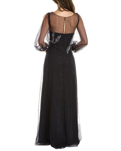 Marchesa Notte Embellished Silk Gown