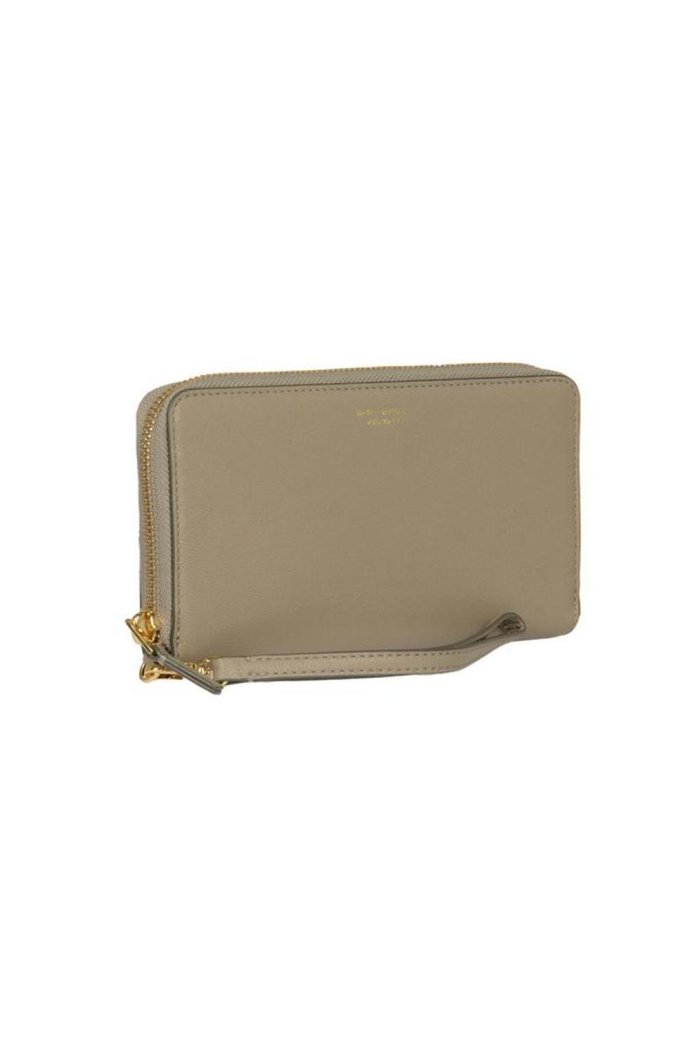 Marc Jacobs The Slim Logo Detailed Zipped Wallet