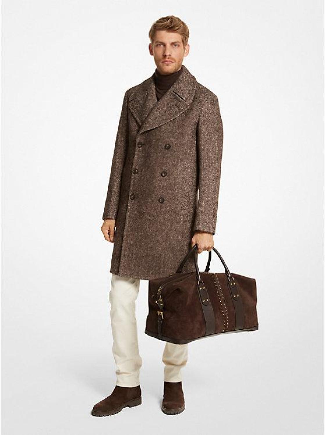 Astor Studded Suede Duffel Bag