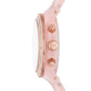 Women's Runway Quartz Chronograph Blush Acetate Watch 38mm