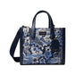 Manhattan Walk In The Park Toile Jacquard Fabric Small Tote