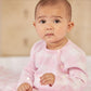 Gingham Cotton Sweater Coverall (Infant)