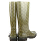 Gucci Women's Guccissima Pattern Rubber Rain Boots