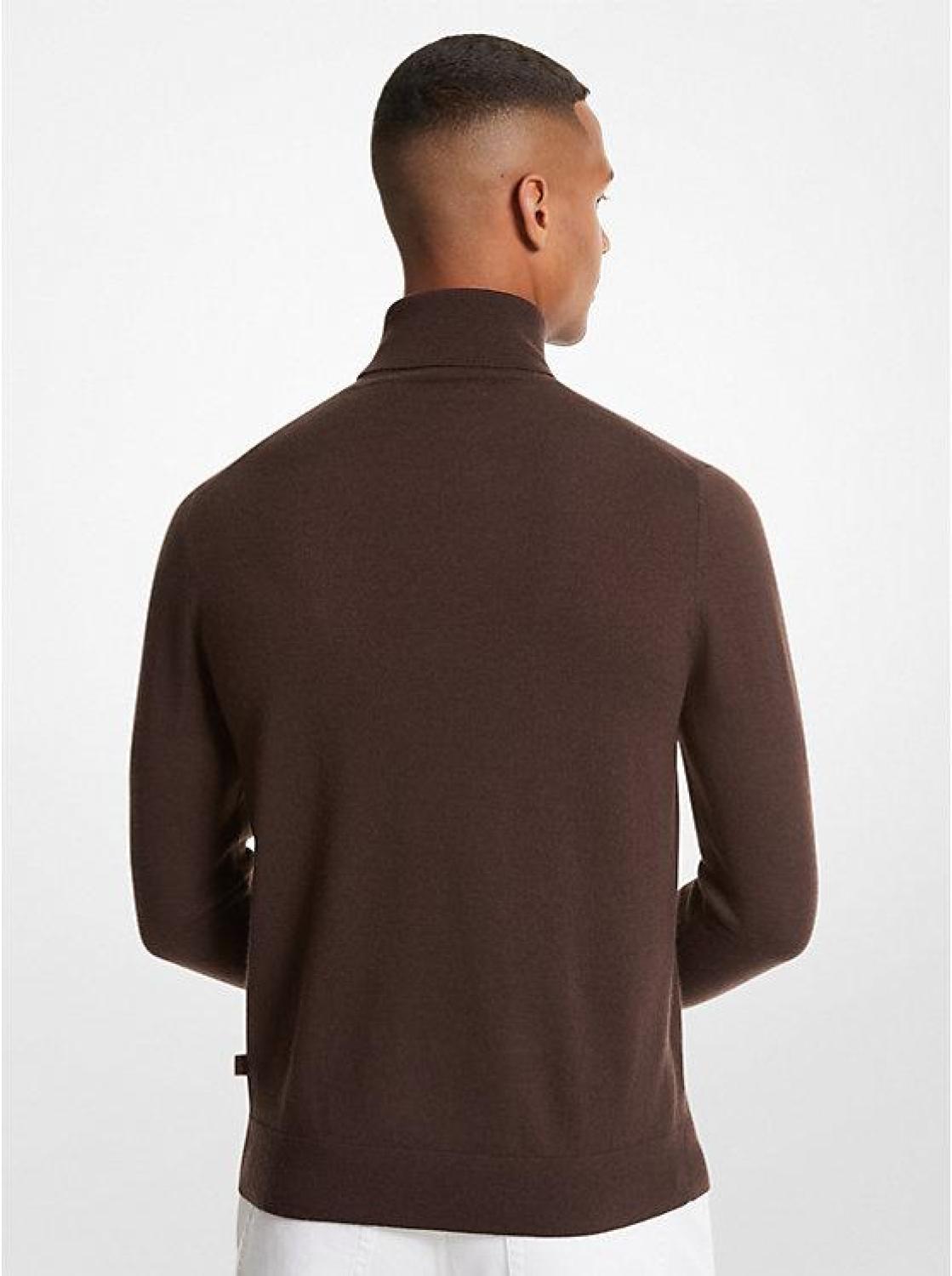 Merino Wool Turtleneck Sweater