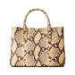 Faux Snakeskin Medium Marcy Satchel