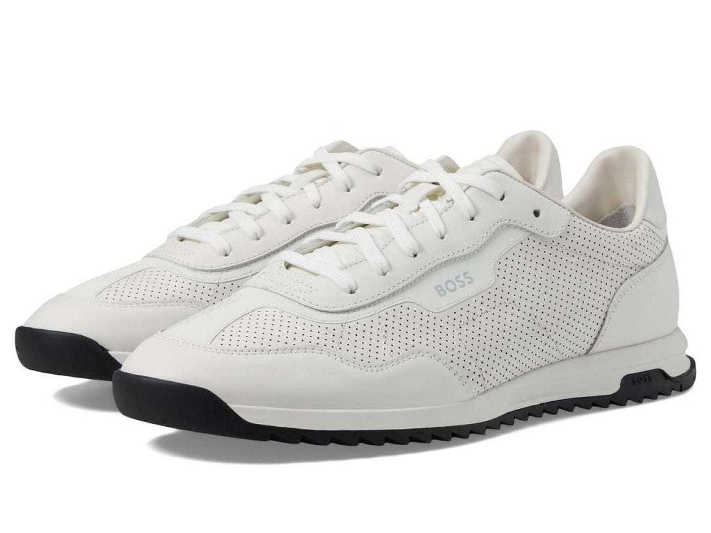 Zayn Low Profile Leather Mesh Sneakers