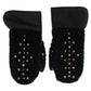 Dolce & Gabbana Studded Black Leather Gentleman's Gloves