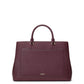 Crosshatch Leather Large Hanna Satchel