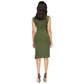 Women's Astor Studded Side-Slit Midi Dress, Regular & Petite
