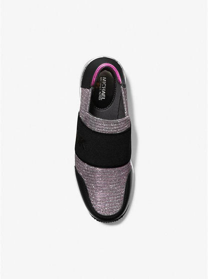 Felix Glitter Chain Mesh Trainer