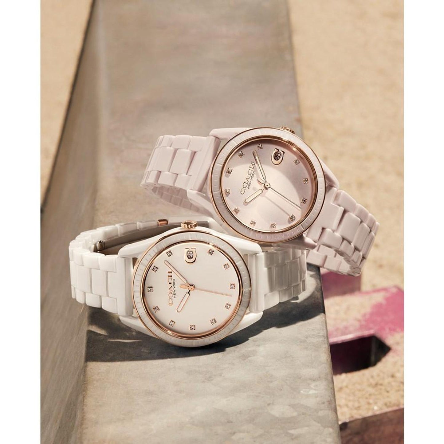 Women's Preston Blush Ceramic Bracelet Watch 36mm