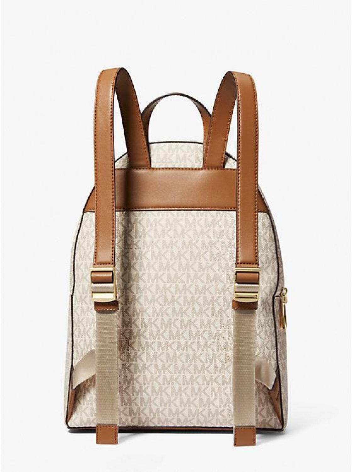 Sally Medium  2-In-1 Logo and Faux Leather Backpack