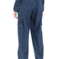 Valentino garavani cargo jeans in chambray denim