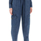 Valentino garavani cargo jeans in chambray denim