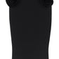 Valentino garavani crepe couture pencil skirt with rose appliqués