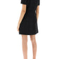 Valentino garavani glaze tweed mini dress with diamanté buttons
