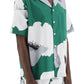 Valentino garavani "flower portrait print poplin bowling shirt"