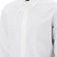 Valentino garavani camicia in popeline con patch fiore