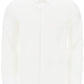 Valentino garavani camicia in popeline con patch fiore