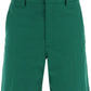 Valentino garavani "canvas bermuda shorts with v detail"