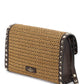 Valentino garavani raffia rockstud small crossbody bag