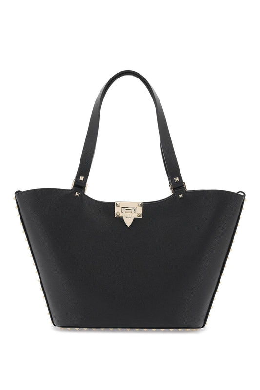 Valentino garavani borsa tote rockstud piccola