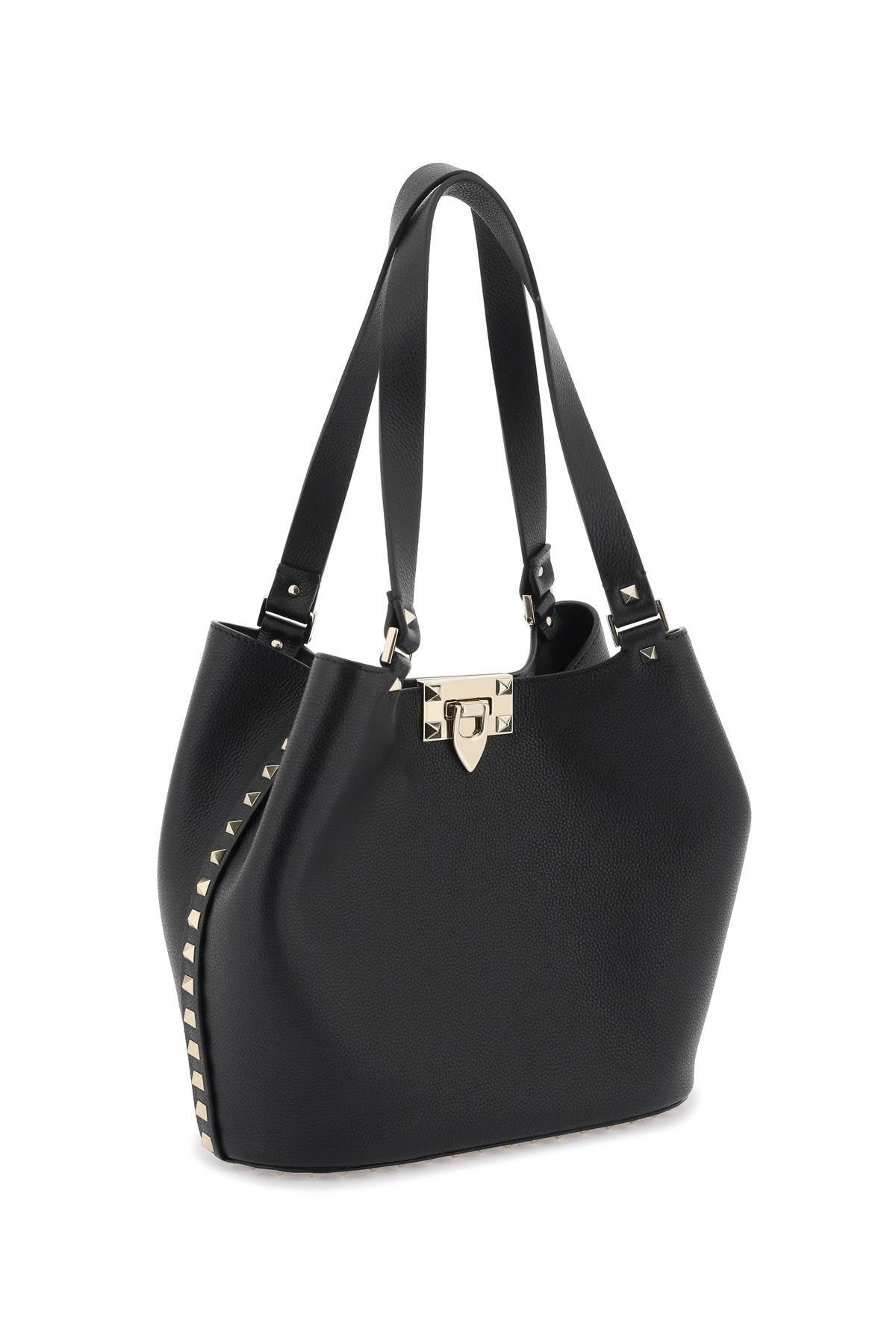 Valentino garavani borsa tote rockstud piccola